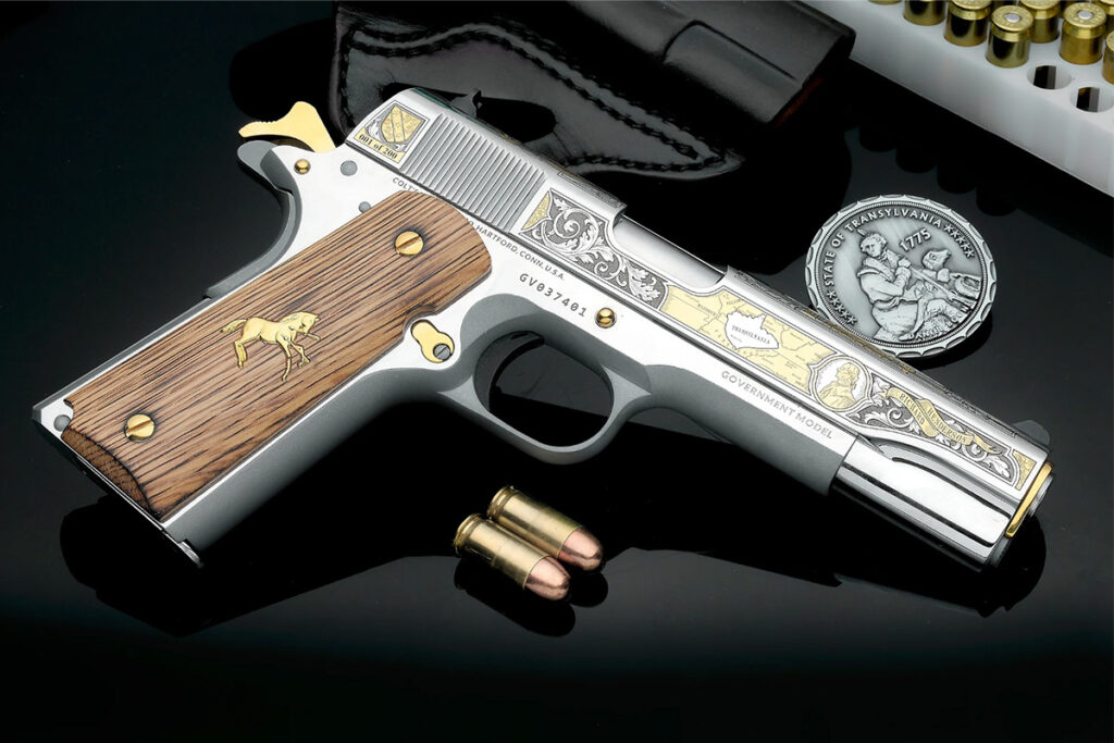 SK Customs Daniel Boone 1911: Limited Series of Lost States of Transylvania Colt 1911 in 45 ACP