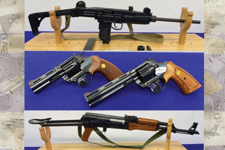 3 Guns from the may collection of collectors elite auctions