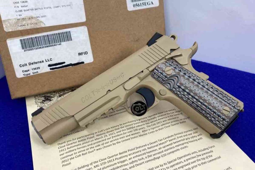 Colt M45A1 USMC “Decommissioned” Marine Pistol