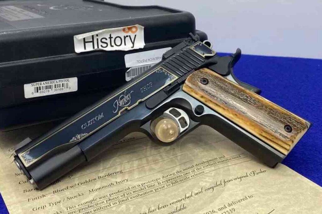 Kimber Super America .45ACP: Ultra Rare Prototype Pistol #KSA000 - Exclusively in the Kimber Vault Collection on CollectorsEliteAuctions.com