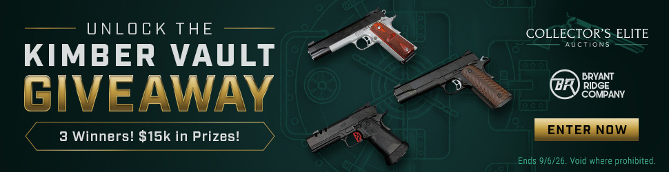 Collector's Elite Auctions + Bryant Ridge: Unlock the Kimber Vault Giveaway - Enter Now
