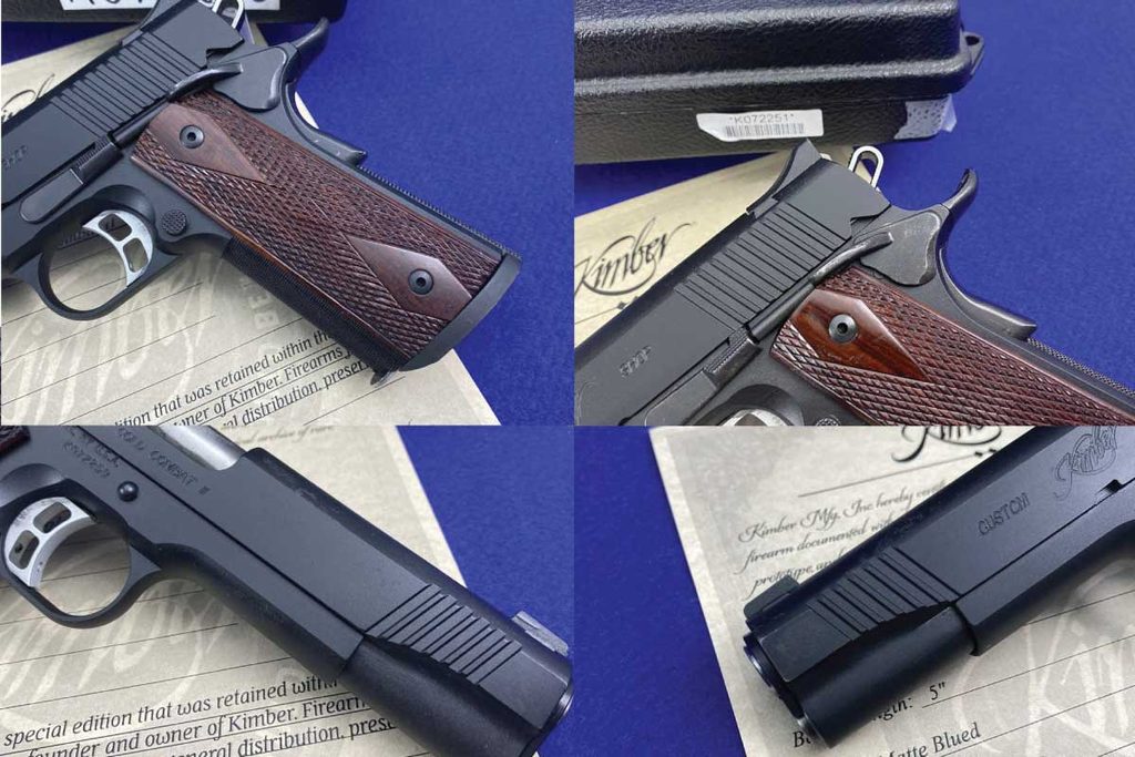 10 Gold Combat II pistols with consecutive serial numbers